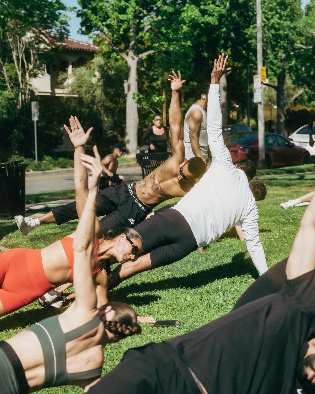 Yoga or Workout with a personal trainer